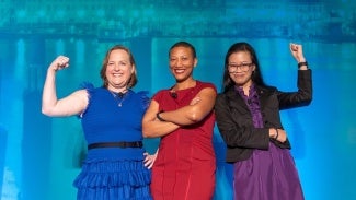 Speakers on stage at AIA Women's Leadership Summit