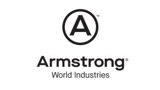Armstrong World Industries black and white logo