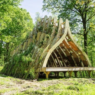 Fab Tree Hab prototype by Terreform ONE in Windsor, Connecticut