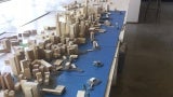 HS student clay city along shoreline creation