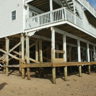 Architect conducts safety assessment